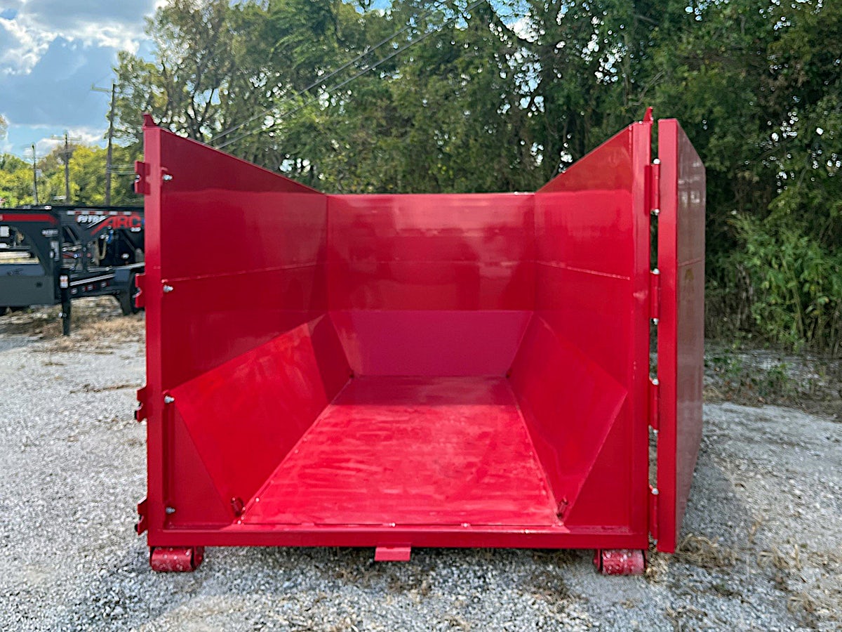ARC Trailers 14' 20YD Steel Dumpster Bin w/ 6' Sides - Image 5