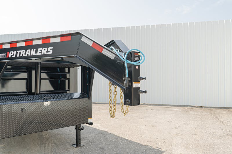 PJ Trailers 16ftx83in Gooseneck Telescopic Dump Trailer w 4ft Sides DT