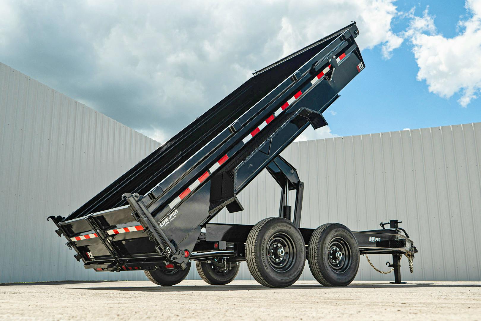 PJ Trailers 14'x83" Low Pro Dump Trailer w/ 2' Sides (DL) - Image 27