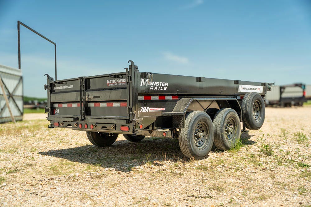 PJ Trailers 14'x83" Telescopic Dump Trailer w/ 2' Sides (DT) - Image 6