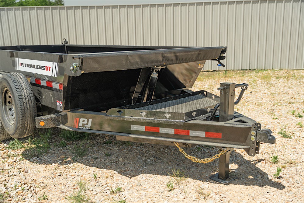 PJ Trailers 14'x83" Telescopic Dump Trailer w/ 2' Sides (DT) - Image 5