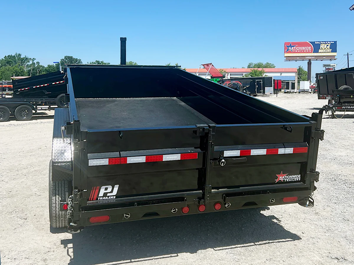 PJ Trailers 14'x83" Telescopic Dump Trailer w/ 2' Sides (DT) - Stock #78056 - Image 4 of 7 PJ Trailers 14'x83" Telescopic Dump Trailer w/ 2' Sides (DT) - Stock #78056 - Image 4 of 7