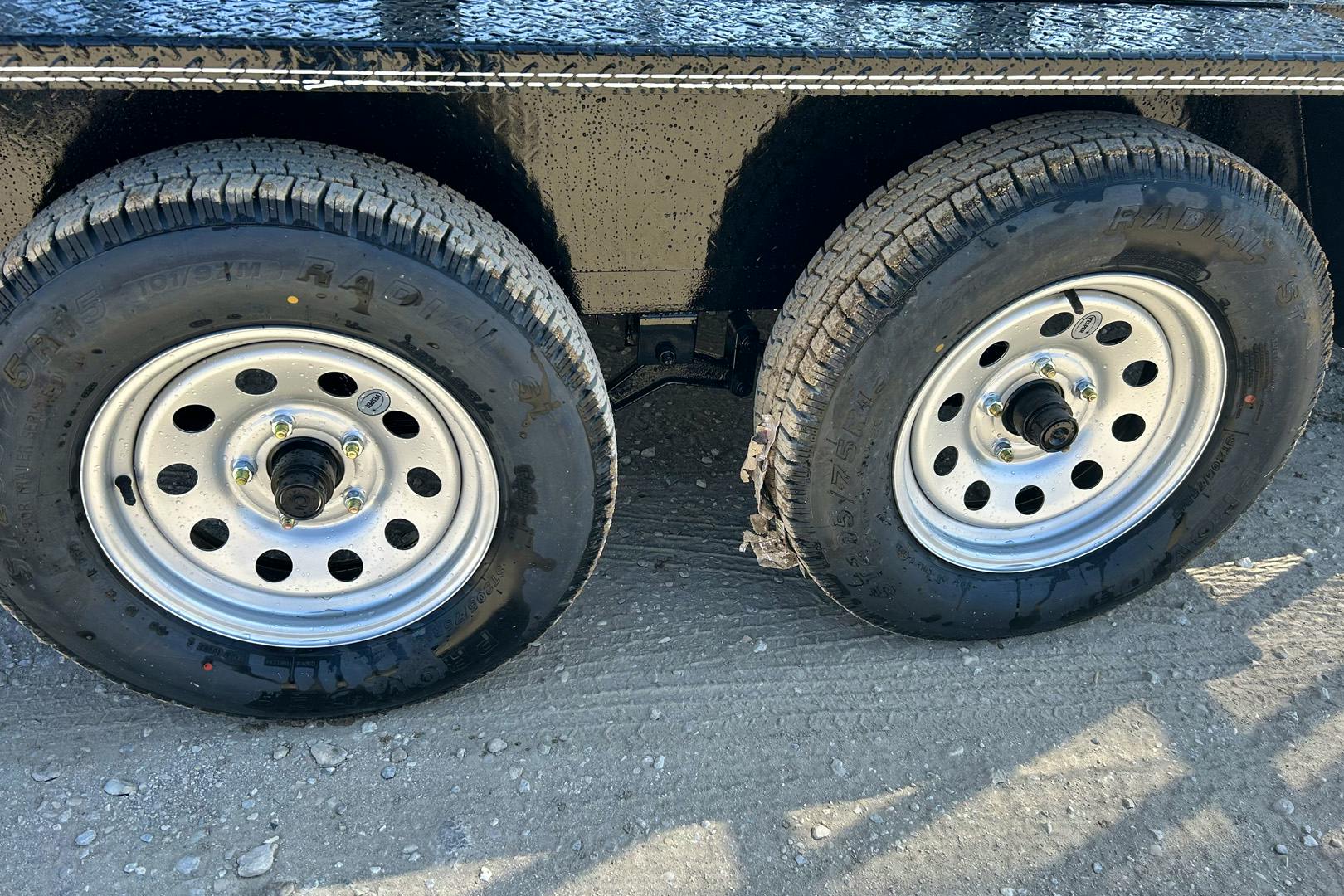 Texas Bragg 18'x83" Porta Potty Trash Trailer w/ Tandem Axle (ST) - Image 9