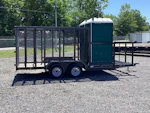 Texas Bragg 18'x83" Porta Potty Trash Trailer w/ Tandem Axle (ST) Stock #78183 - Thumbnail 2