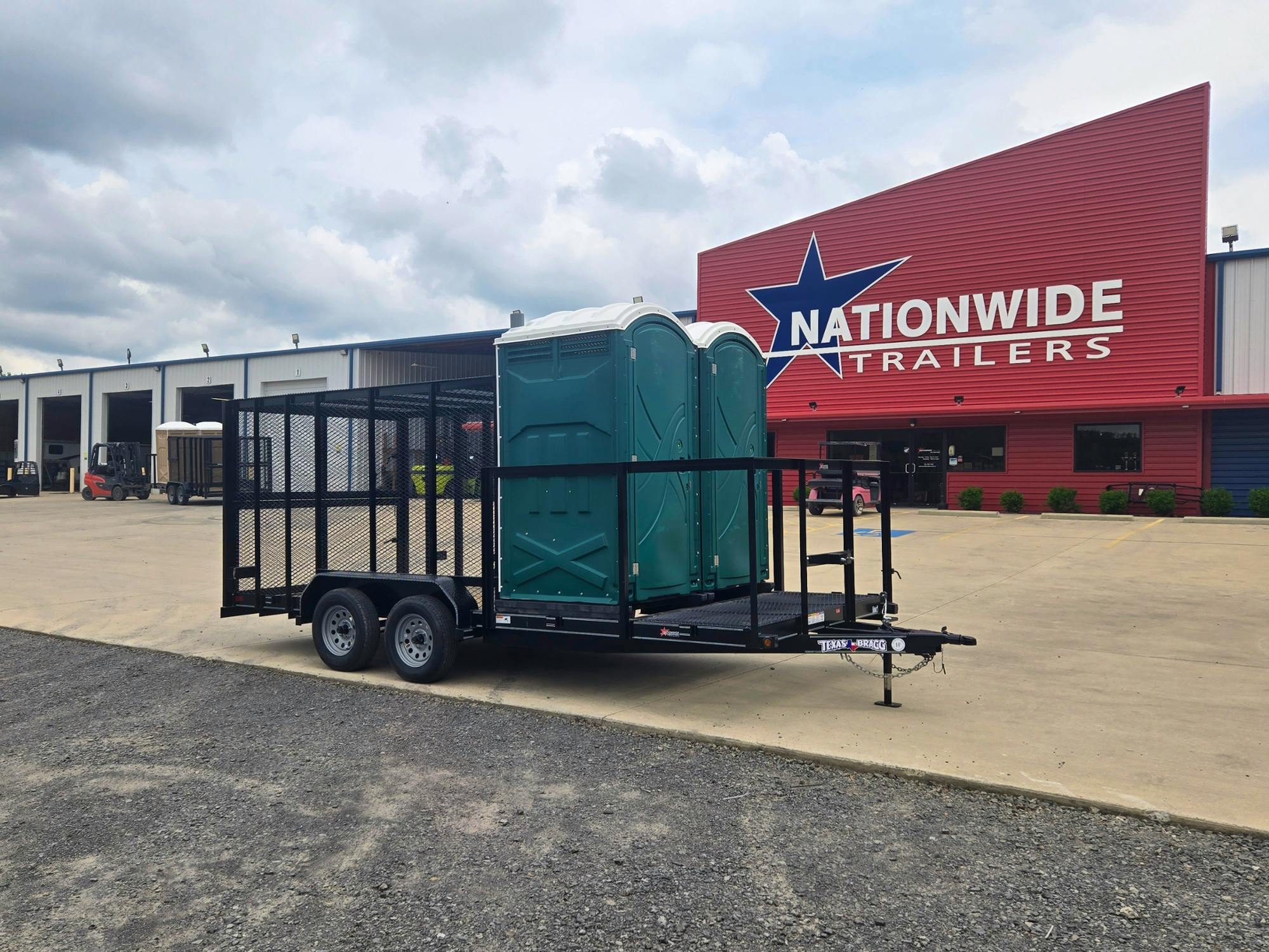 Texas Bragg 18'x83" Porta Potty Trash Trailer w/ Tandem Axle (ST) - Image 12