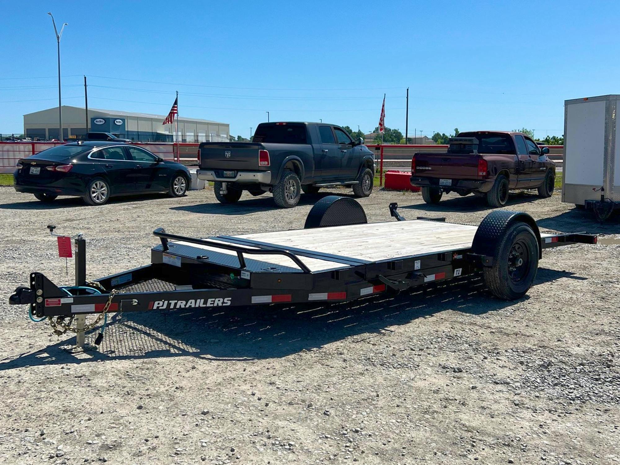 PJ Trailers 16'x81" Single Axle Hydraulic Gravity Tilt Trailer (T1) - Stock #78228 - Image 1 of 7