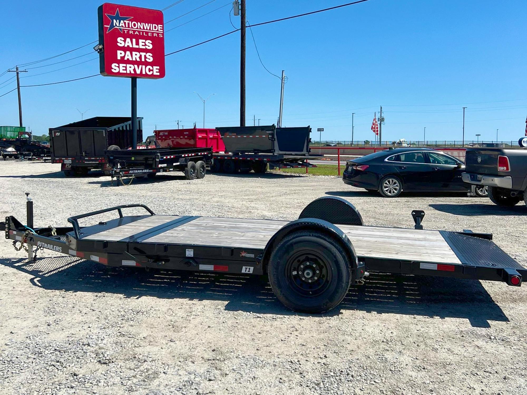 PJ Trailers 16'x81" Single Axle Hydraulic Gravity Tilt Trailer (T1) - Stock #78228 - Image 5 of 7