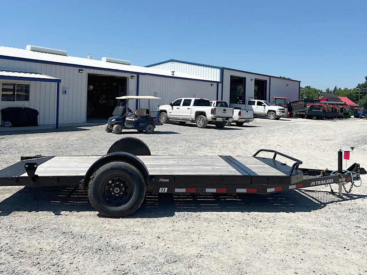 PJ Trailers 16'x81" Single Axle Hydraulic Gravity Tilt Trailer (T1) - Stock #78228 - Image 3 of 7 PJ Trailers 16'x81" Single Axle Hydraulic Gravity Tilt Trailer (T1) - Stock #78228 - Image 3 of 7