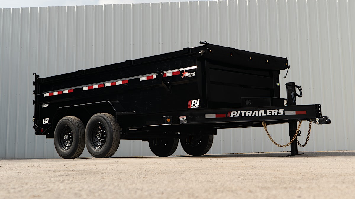 PJ Trailers 14'x83" Low Pro High Side Dump Trailer w/ 3' Sides (DM) - Image 8