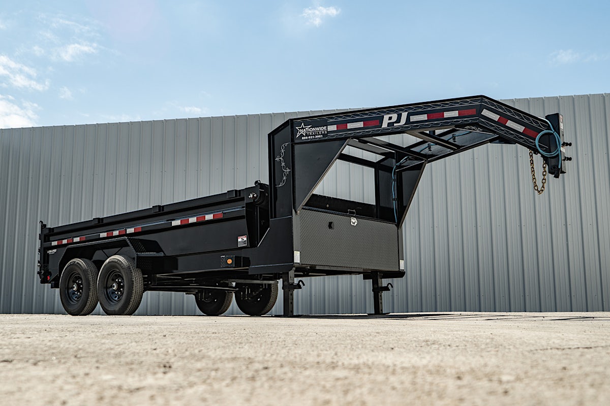 PJ Trailers 14'x83" GN Low Pro Dump Trailer w/ 2' Sides (DL) - Image 6