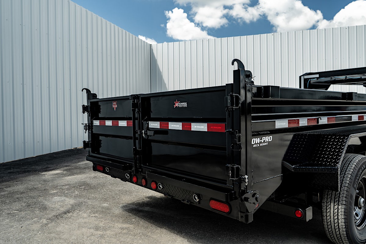 PJ Trailers 14'x83" GN Low Pro Dump Trailer w/ 2' Sides (DL) - Image 29
