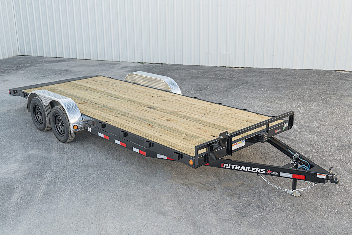 PJ Trailers 20'x83" 5" Channel Car Trailer (C5) - Image 1