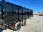 PJ Trailers USED 20'x96" Gooseneck Dual Dump Trailer w/ 4' Sides (DD) Stock #78683 - Thumbnail 3