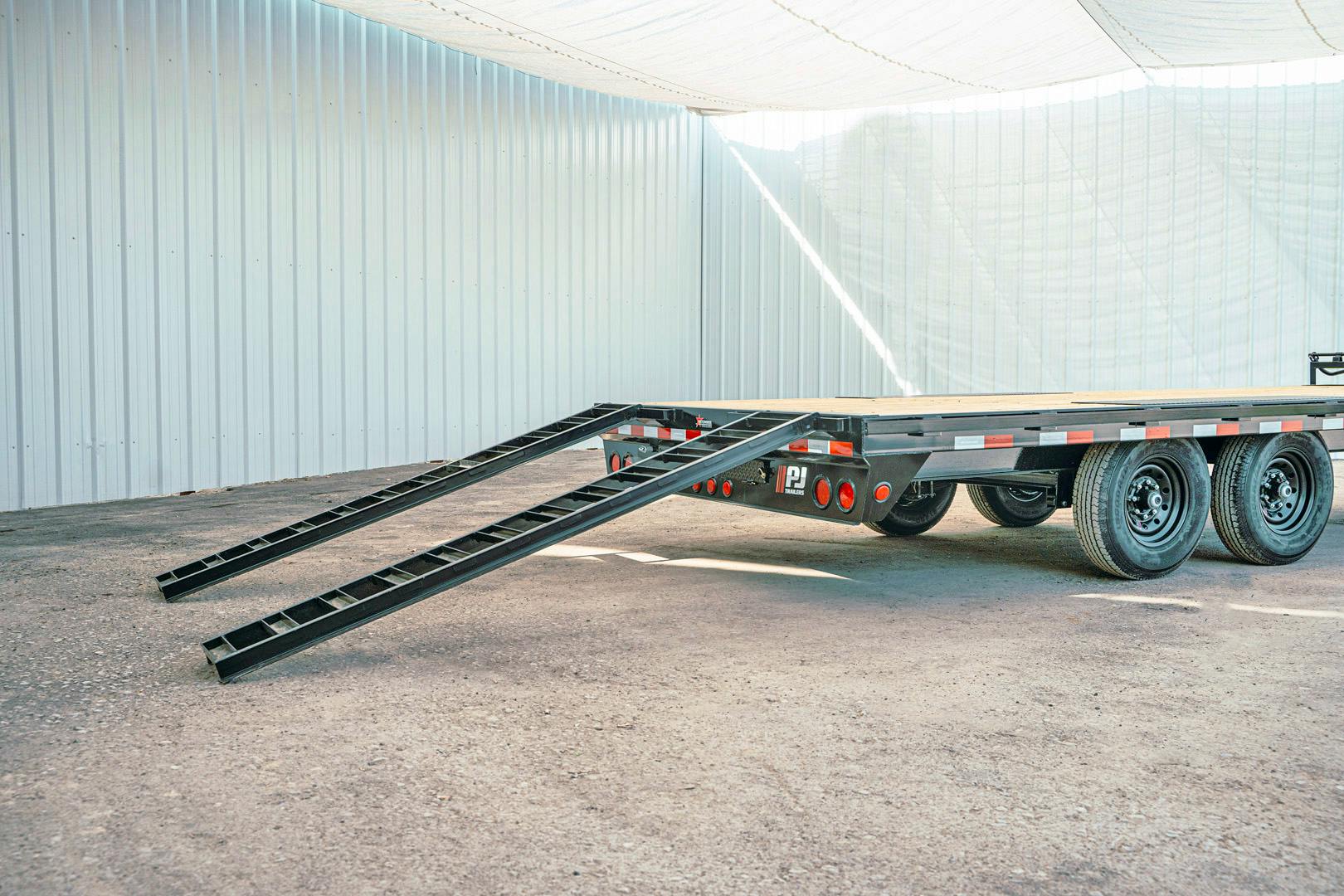 PJ Trailers 16'x102" 8" I-Beam Deckover Flatbed Trailer (F8) - Image 16