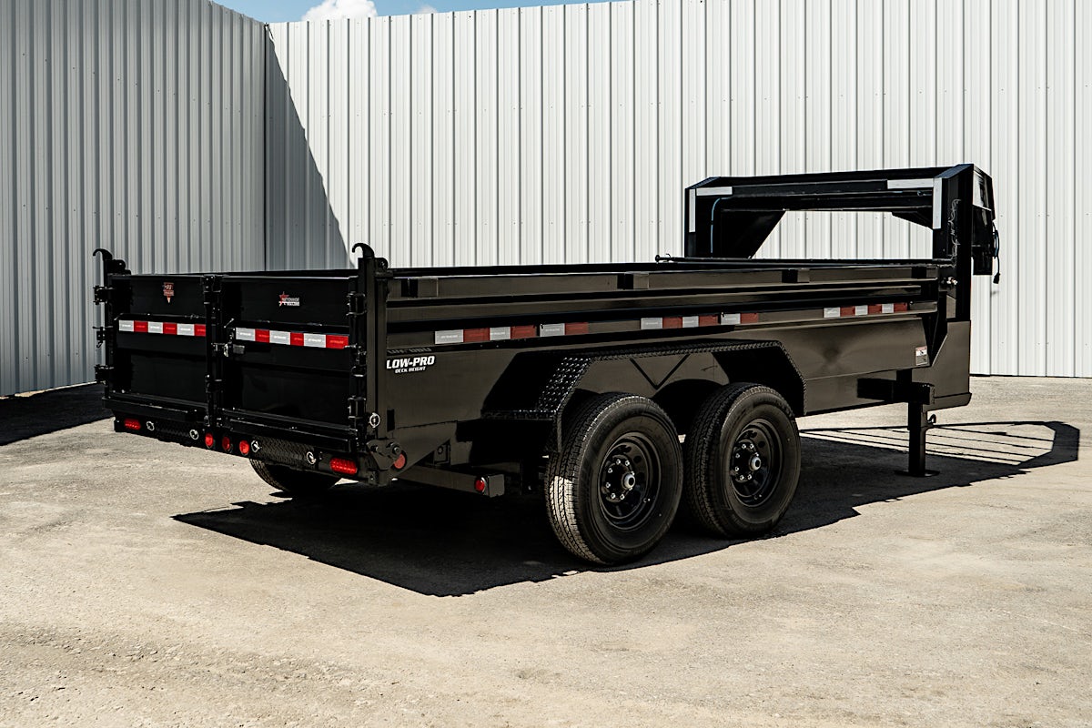 PJ Trailers 14'x83" GN Low Pro Dump Trailer w/ 2' Sides (DL) - Image 22