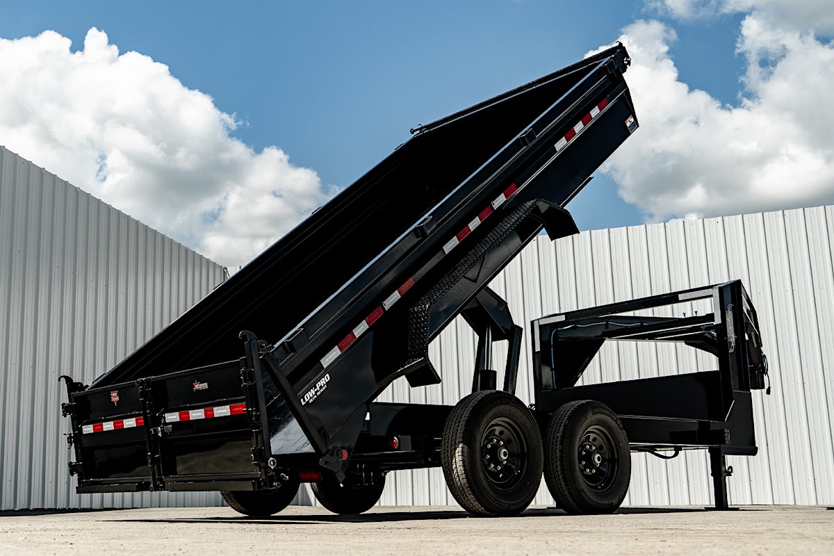 PJ Trailers 14'x83" GN Low Pro Dump Trailer w/ 2' Sides (DL) - Image 26