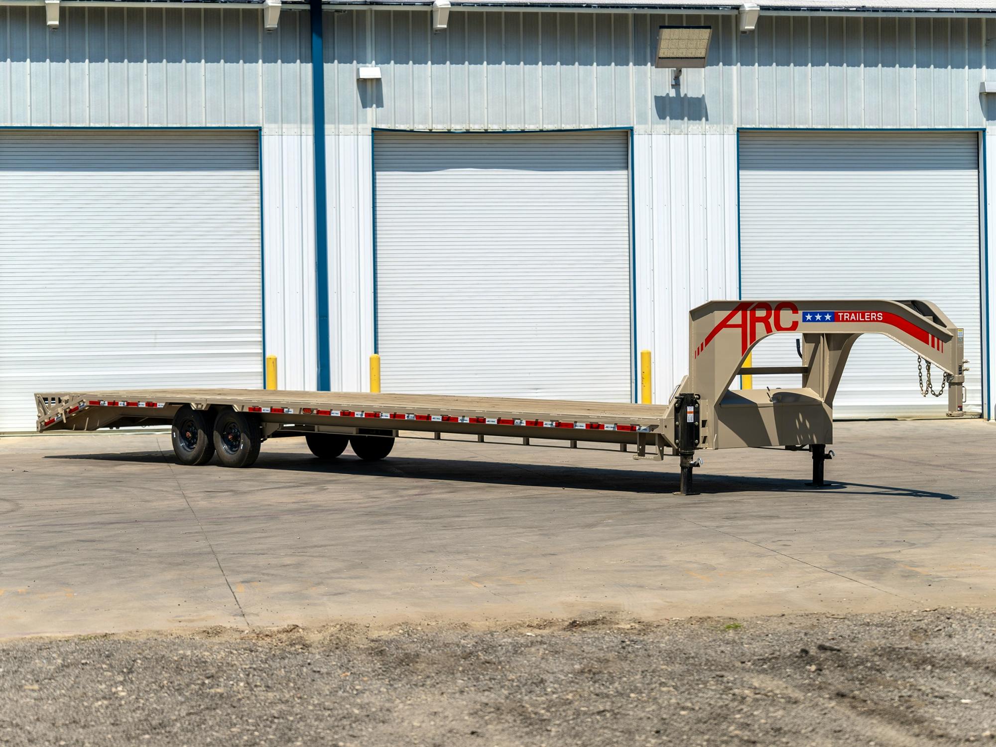 ARC Trailers 40x102" 16K Gooseneck Flatbed Trailer w/ 5' Dovetail (GDX) - Stock #78866 - Image 1 of 6