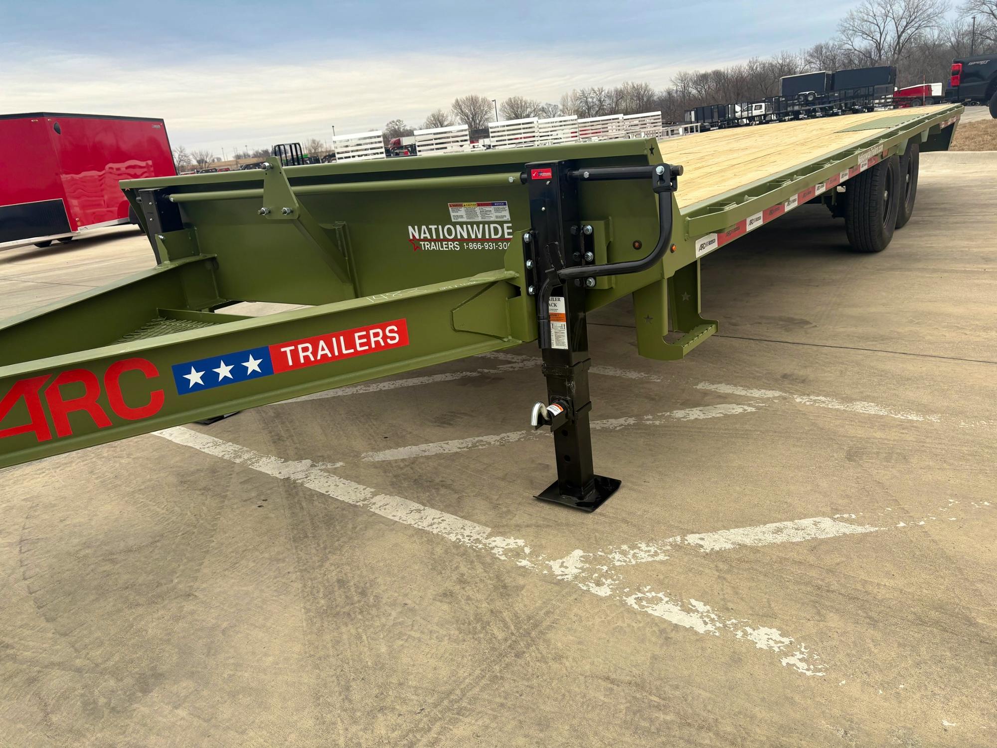ARC Trailers 24'x102" 8" I-beam Deckover Trailer (BDS) - Image 1