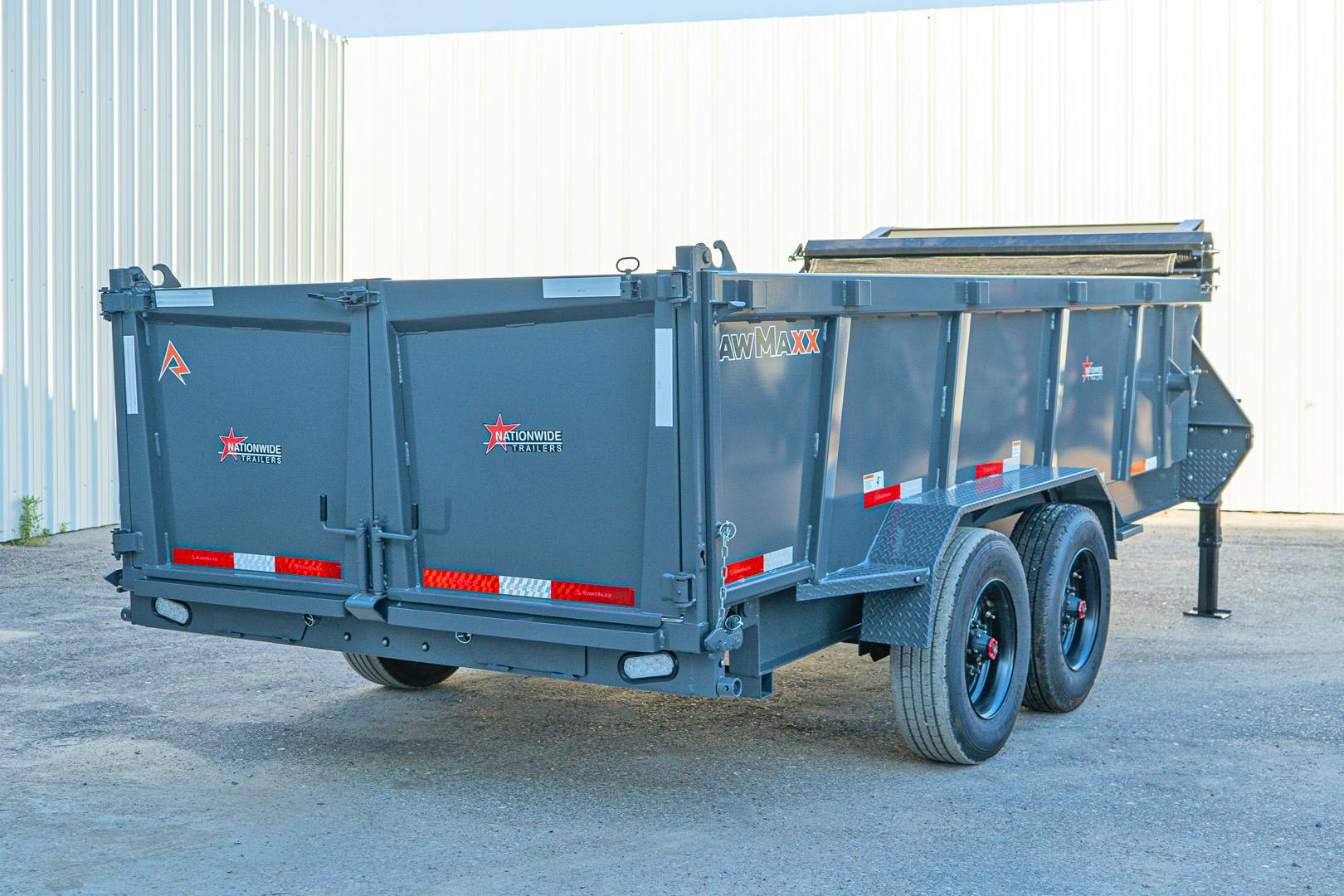 RawMaxx 16'x83" LTX Gooseneck Dump Trailer (LTX) - Stock #79266 - Image 6 of 17