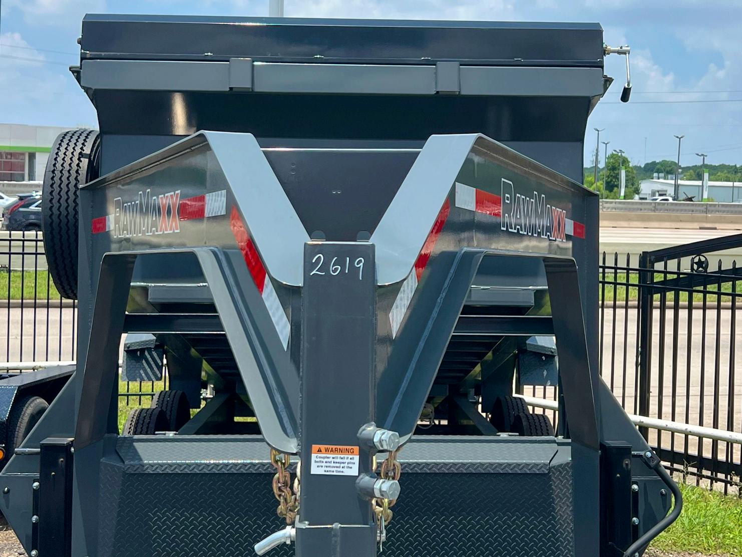 RawMaxx 16'x83" LTX Gooseneck Dump Trailer (LTX) - Stock #79266 - Image 2 of 3