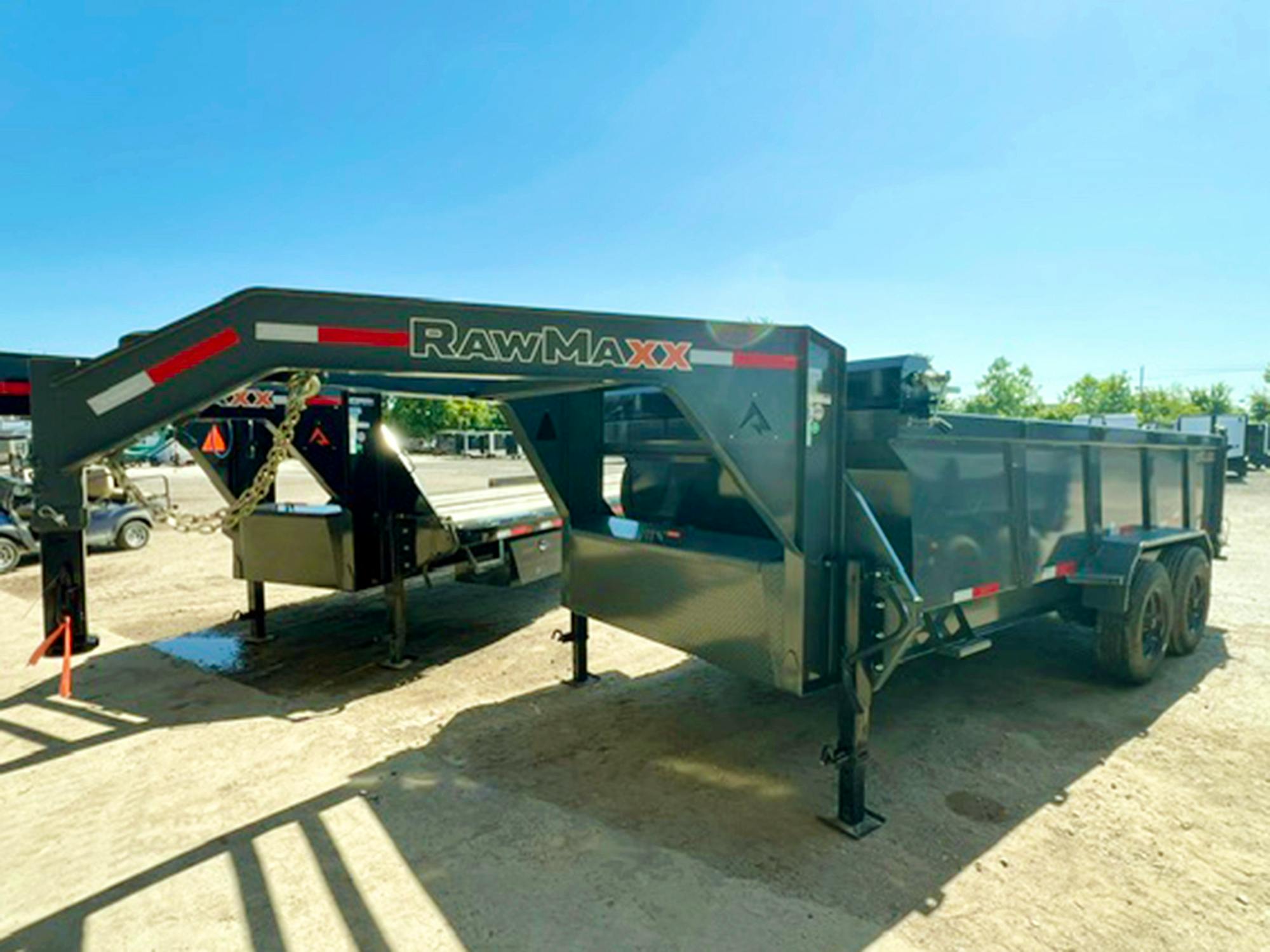 RawMaxx 16'x83" LTX Gooseneck Dump Trailer (LTX) - Stock #79266 - Image 1 of 3