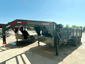 RawMaxx 16'x83" LTX Gooseneck Dump Trailer (LTX)