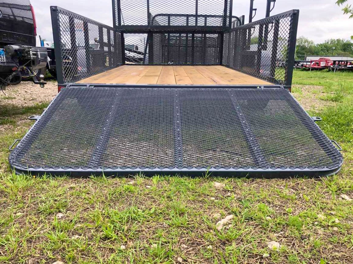 X-ON 14'x77" Landscape Trailer w/ 2' Sides & 4' Gate (L1) - Image 4