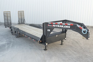 PJ Trailers 24'x102" Gooseneck 10" Pro I-Beam S/W Equipment Trailer (H7)