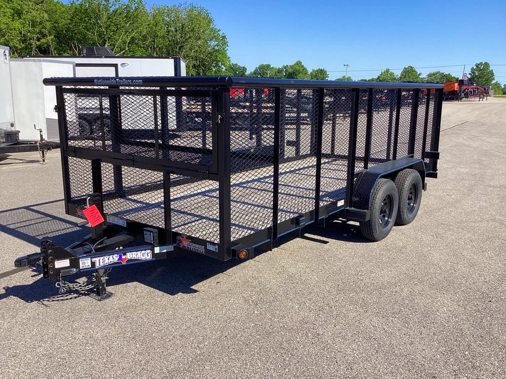 Texas Bragg 16'x83" Landscape Trailer w/ 4' Sides & 4' Gate (L2) - Stock #79653 - Image 1 of 4