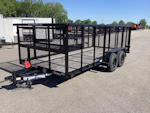 Texas Bragg 16'x83" Landscape Trailer w/ 4' Sides & 4' Gate (L2) Stock #79653 - Thumbnail 1