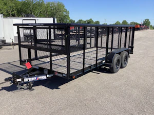 Texas Bragg 16'x83" Landscape Trailer w/ 4' Sides & 4' Gate (L2)