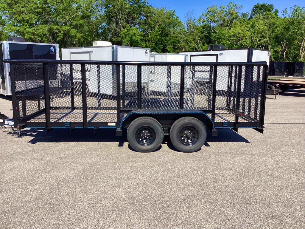 Texas Bragg 16'x83" Landscape Trailer w/ 4' Sides & 4' Gate (L2) - Stock #79653 - Image 3 of 4
