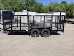 Texas Bragg 16'x83" Landscape Trailer w/ 4' Sides & 4' Gate (L2) Stock #79653 - Thumbnail 3