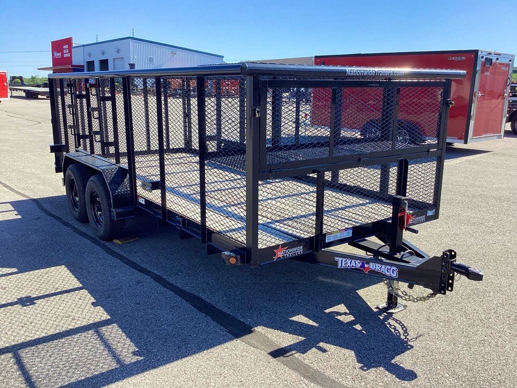 Texas Bragg 16'x83" Landscape Trailer w/ 4' Sides & 4' Gate (L2) - Stock #79653 - Image 2 of 4