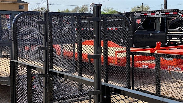 X-ON 12'x77" Landscape Trailer w/ 2' Sides & 4' Gate (L1) - Image 3