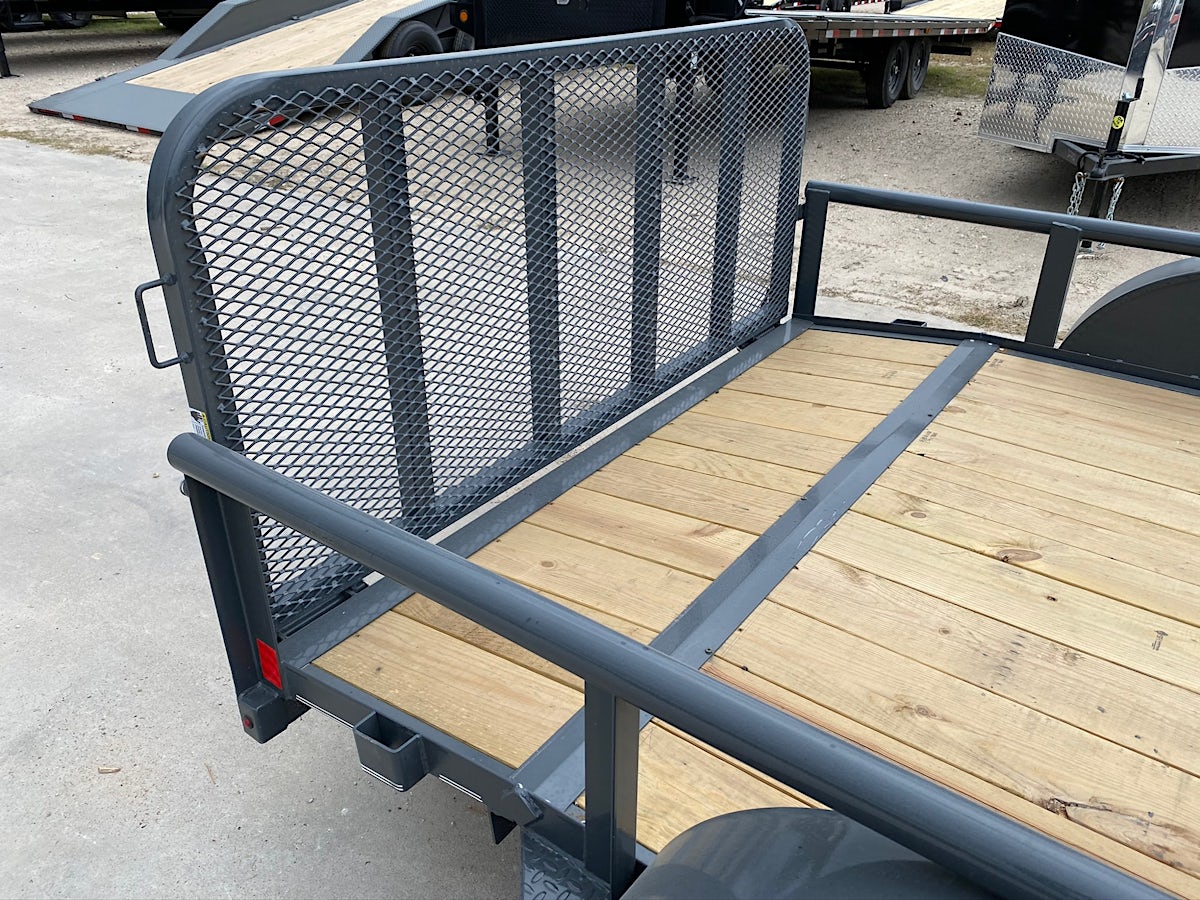 X-ON 14'x83" Utility Trailer w/ 3' Gate & 2' Dovetail (U2) - Image 2