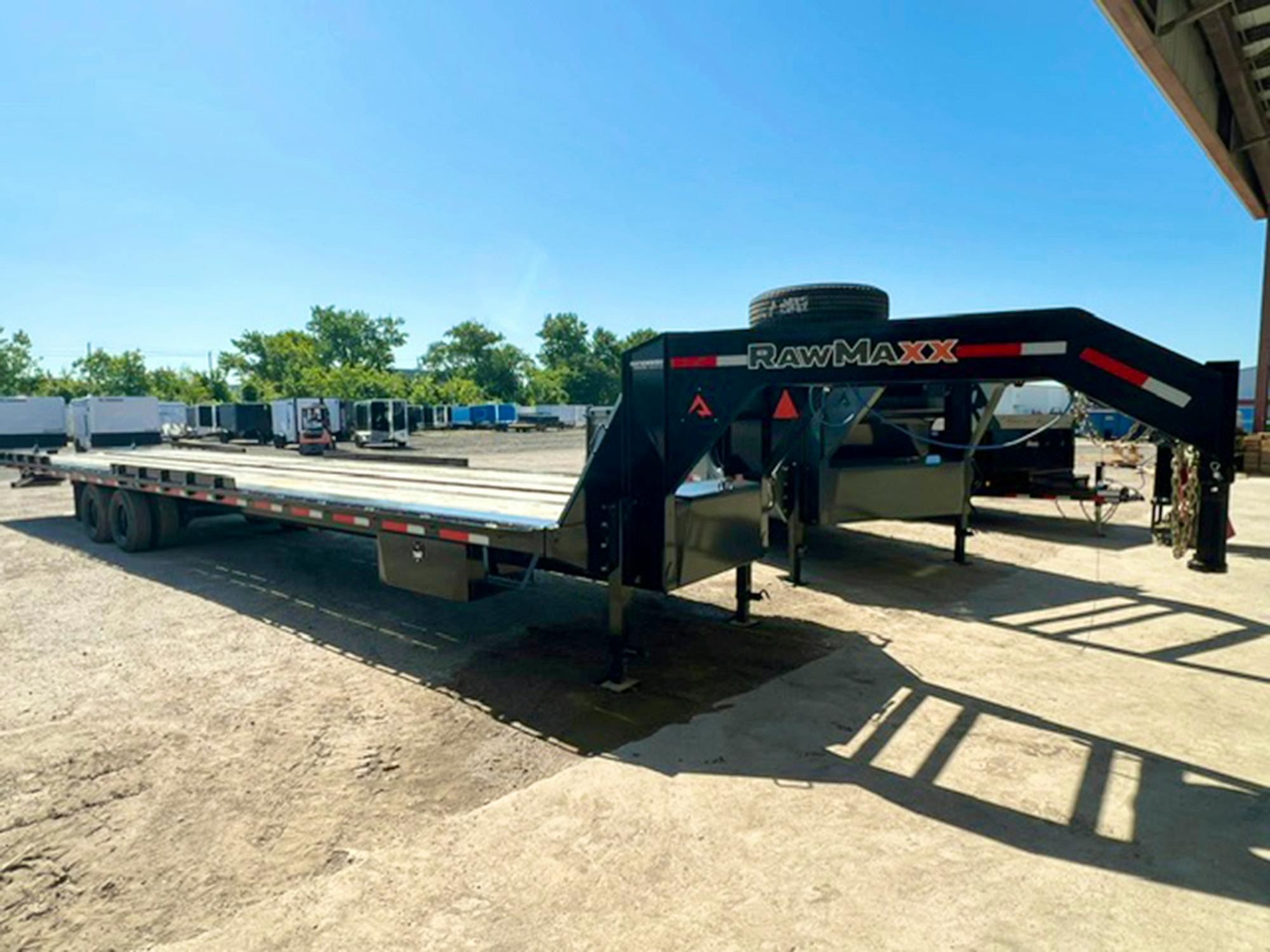 RawMaxx 40'x102" Tilt Shipping Container Trailer w/ Duals (TC) - Stock #79773 - Image 1 of 3