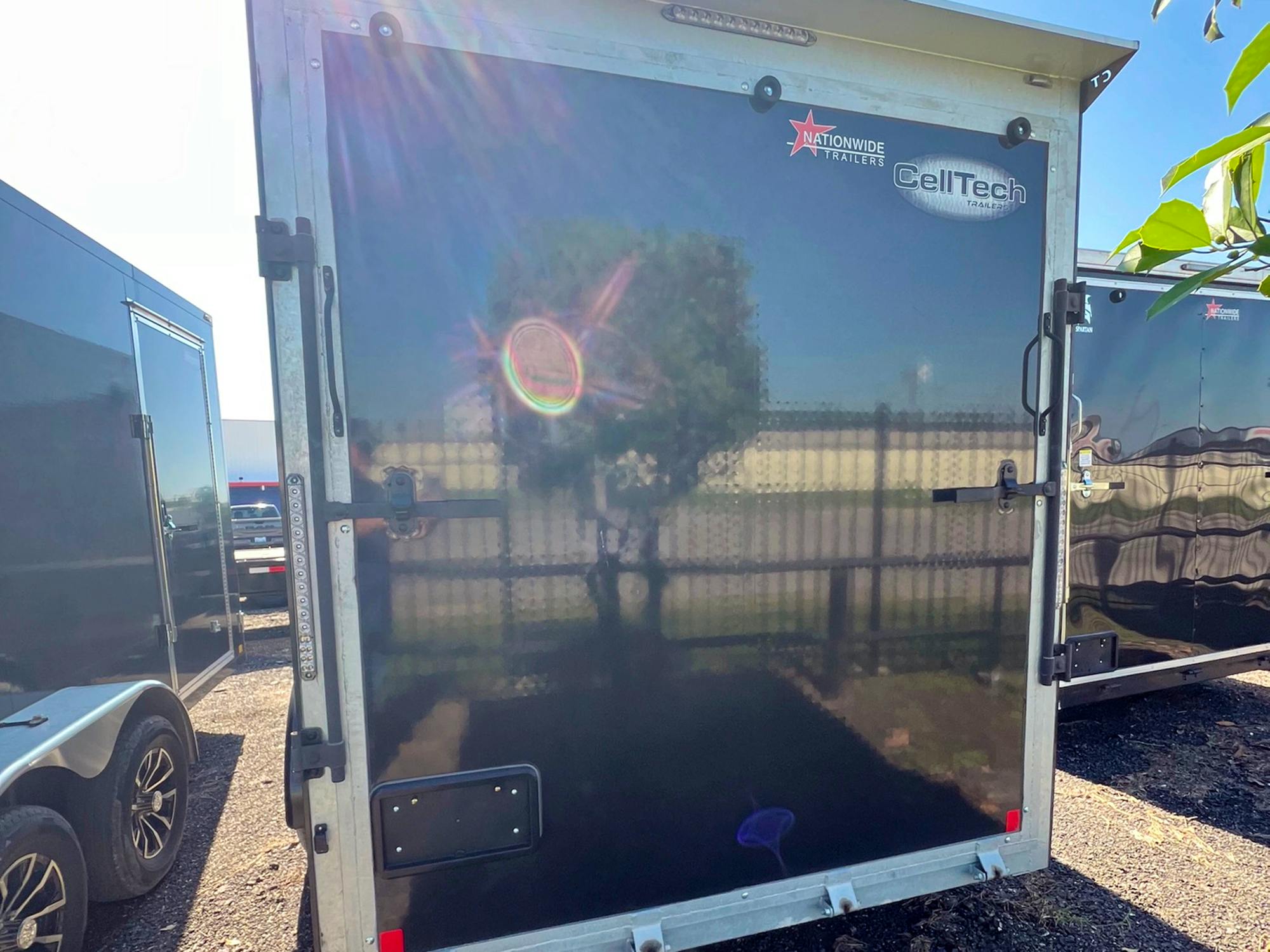 CellTech 7'x16' All-Steel Enclosed Cargo Trailer w/ Rear Ramp Door (C2) - Stock #79786 - Image 2 of 5