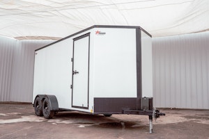 CellTech 7'x16' All-Steel Enclosed Cargo Trailer w/ Rear Barn Doors (C2)