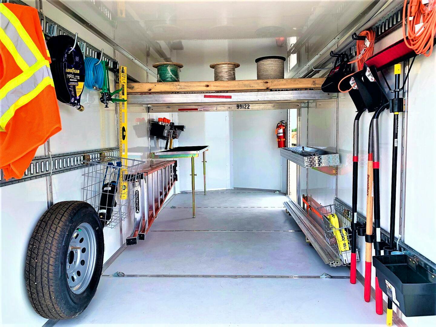 CellTech 7'x16' All-Steel Enclosed Cargo Trailer w/ Rear Barn Doors (C2) - Image 15