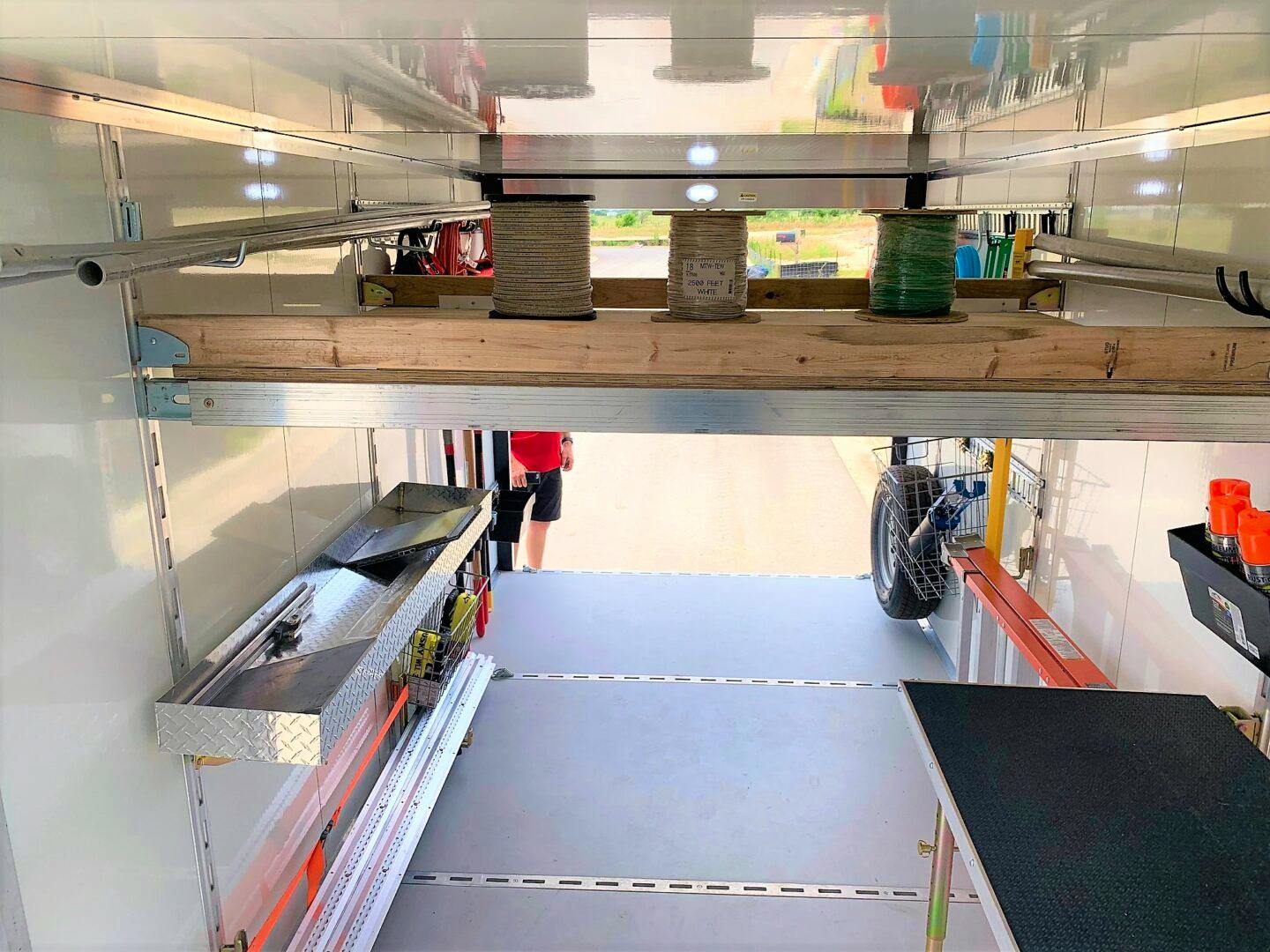 CellTech 7'x16' All-Steel Enclosed Cargo Trailer w/ Rear Barn Doors (C2) - Image 13