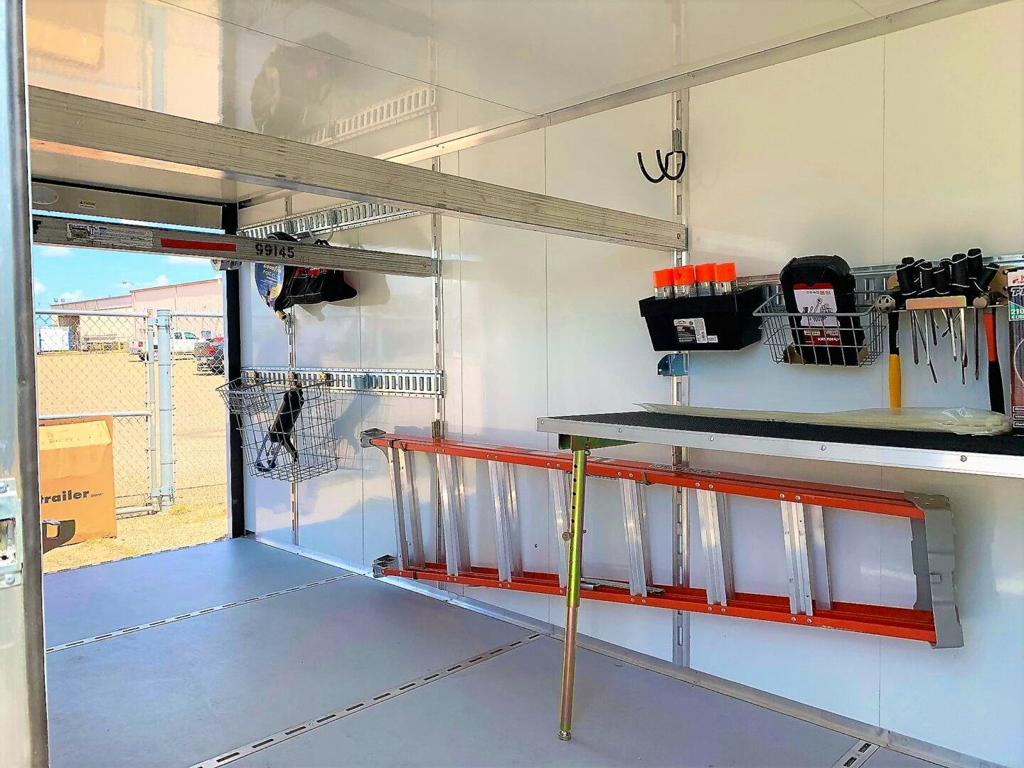 CellTech 7'x16' All-Steel Enclosed Cargo Trailer w/ Rear Barn Doors (C2) - Image 14