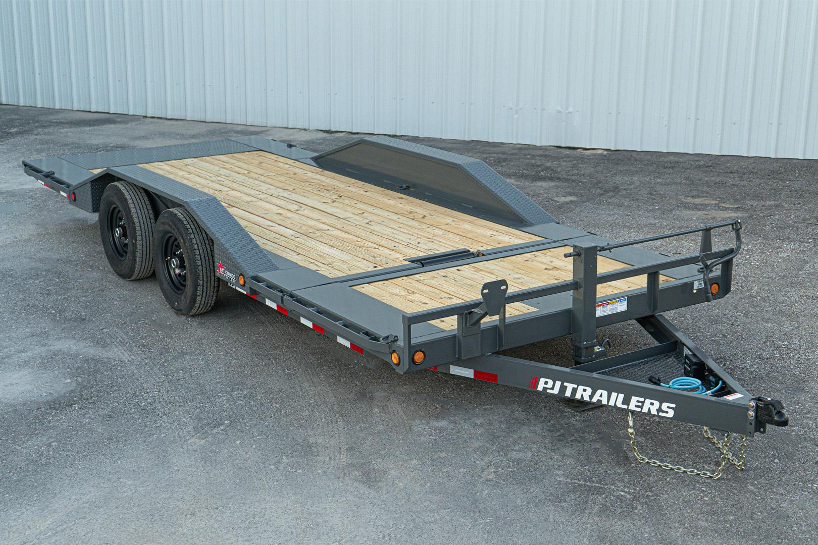 PJ Trailers 20'x102" 6" Channel Super-Wide Gravity Tilt Trailer (TS) - Image 3