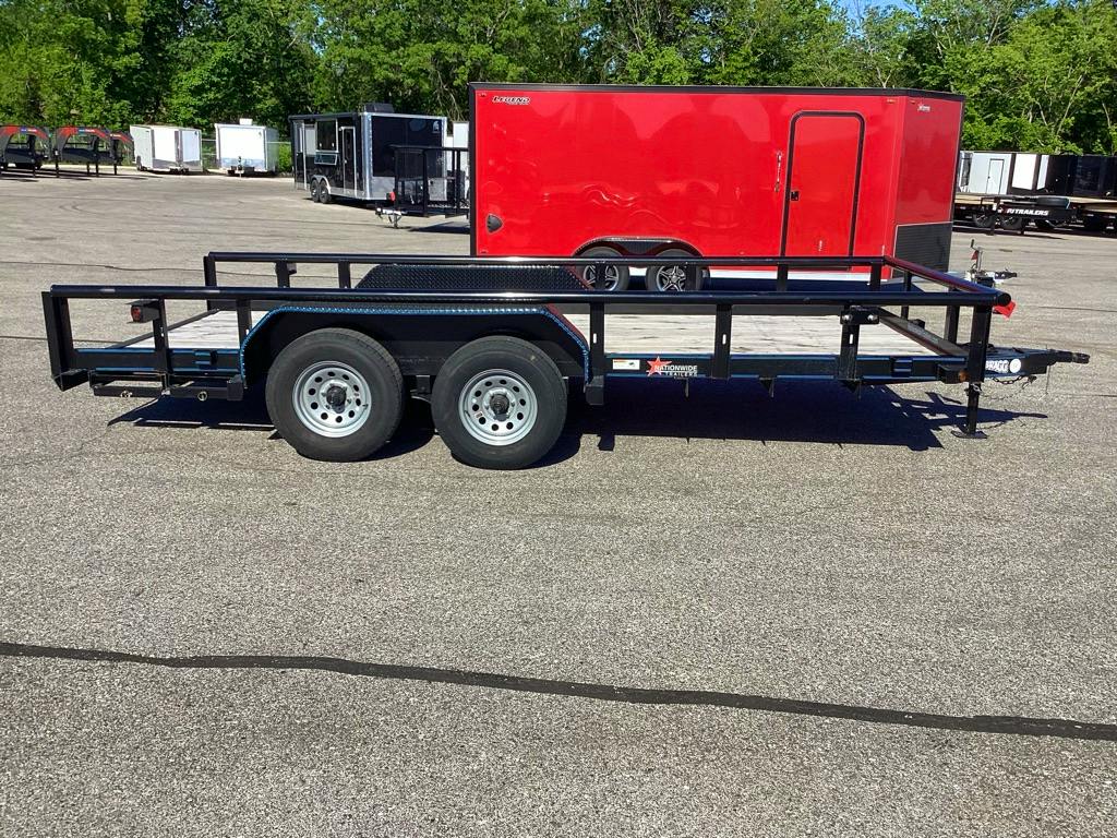 Texas Bragg 16' × 83" Utility Trailer