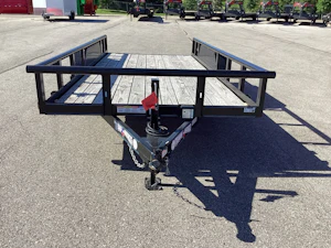 Texas Bragg 16'x83" Utility Trailer w/ Slide-In Ramps (U2)