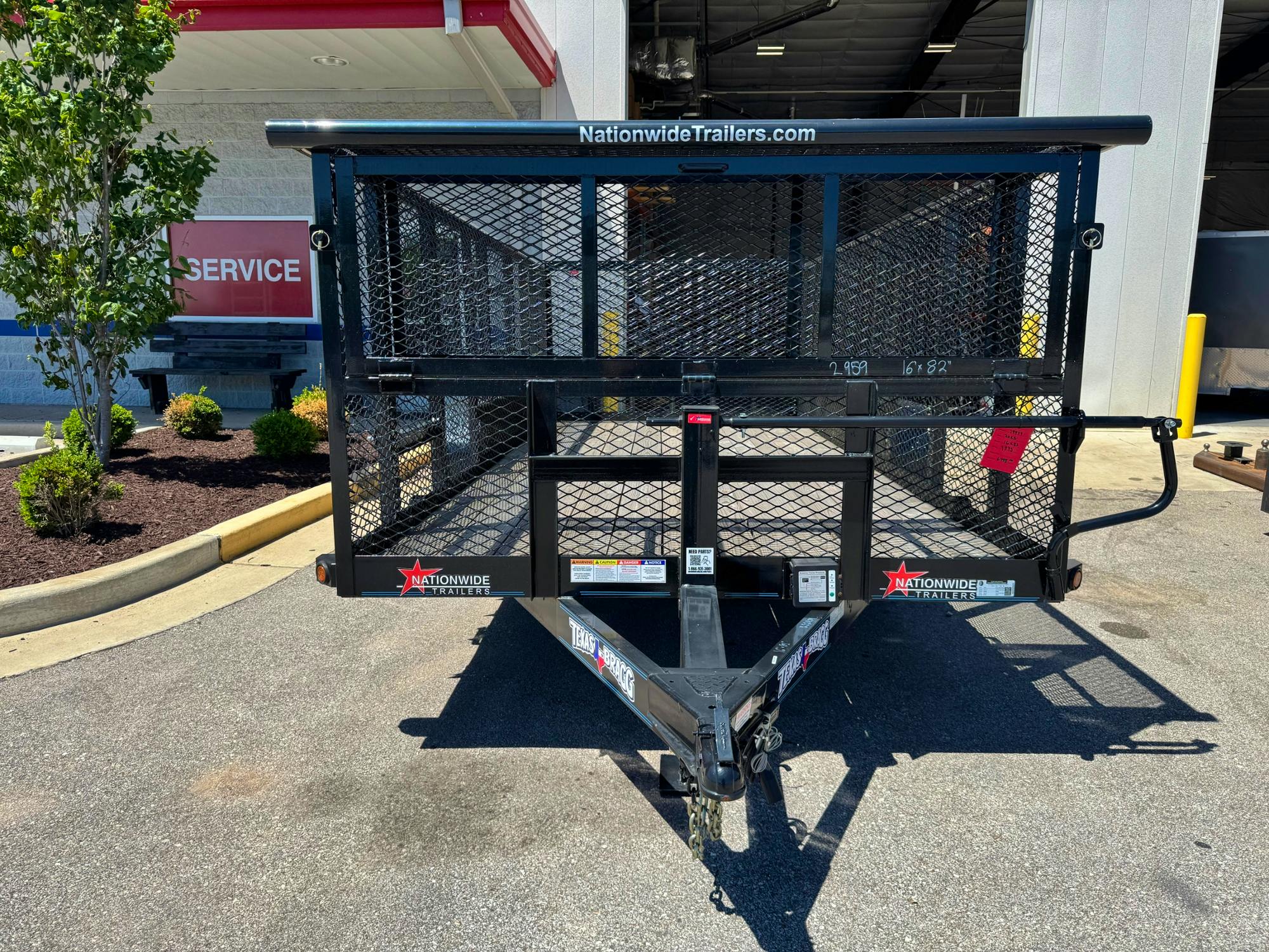 Texas Bragg 16'x83" Landscape Trailer w/ 4' Sides & 4' Gate (L2) - Stock #79979 - Image 2 of 3