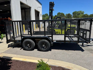 Texas Bragg 16'x83" Landscape Trailer w/ 4' Sides & 4' Gate (L2)