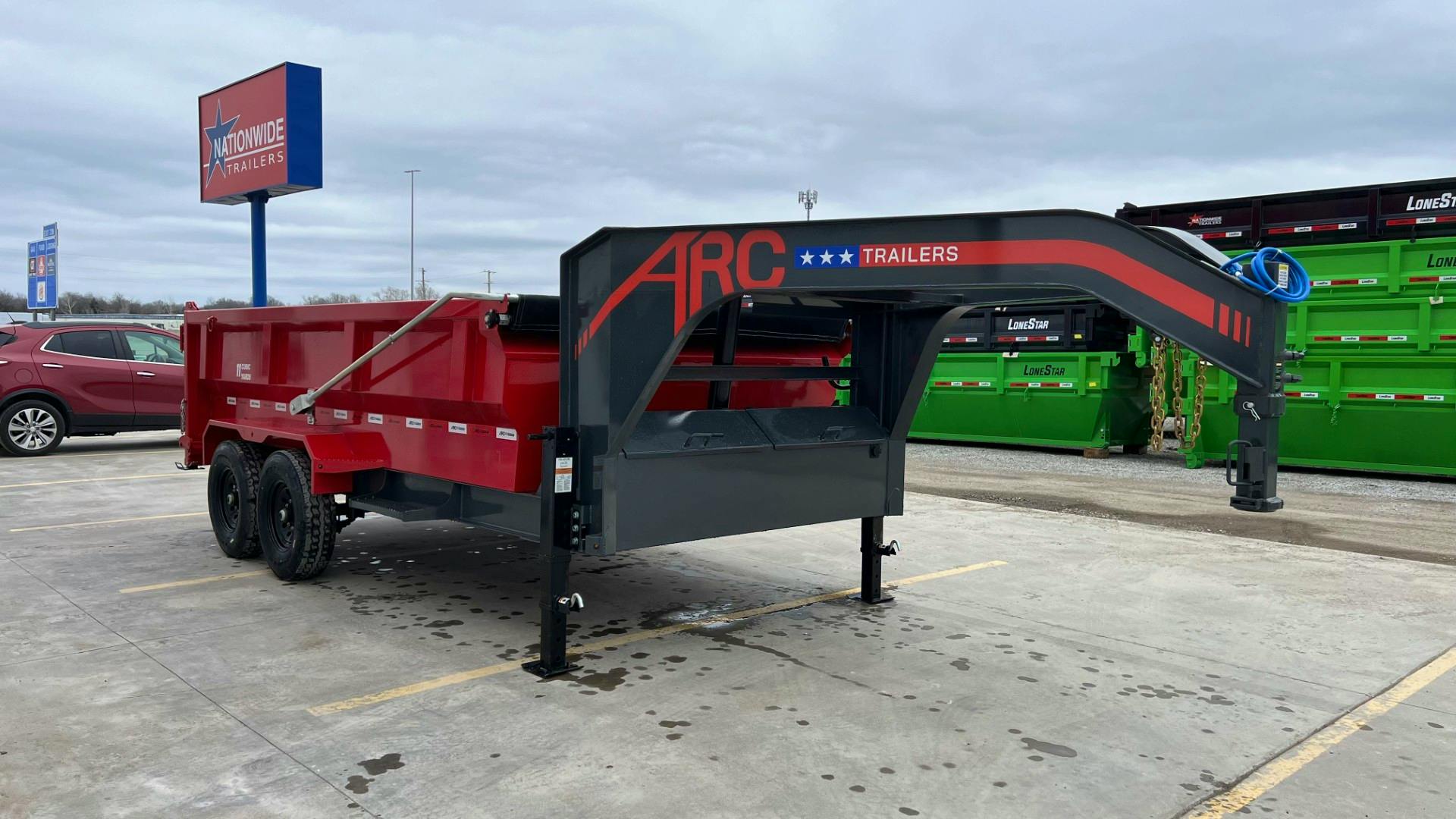 ARC Trailers 14'x83" Gooseneck Telescopic Dump Trailer w/ 3' Sides (GDT) - Image 2