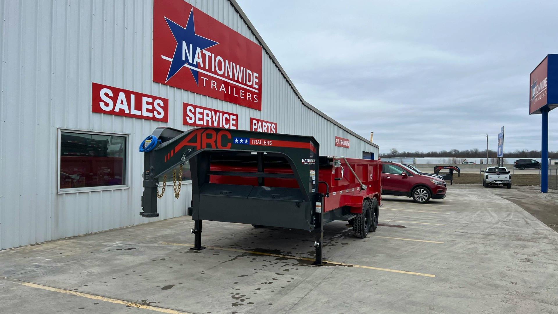 ARC Trailers ARC GDT 14' × 83" Telescopic Dump Trailer