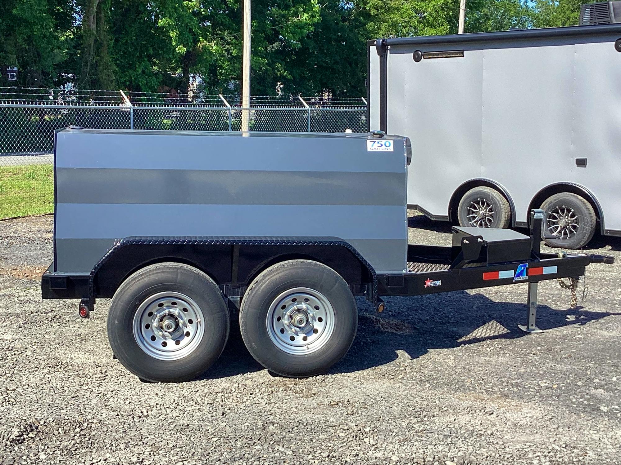 AT Trailers 8'x60" 750 Gallon Fuel Tank Trailer (SF) - Stock #80048 - Image 3 of 4